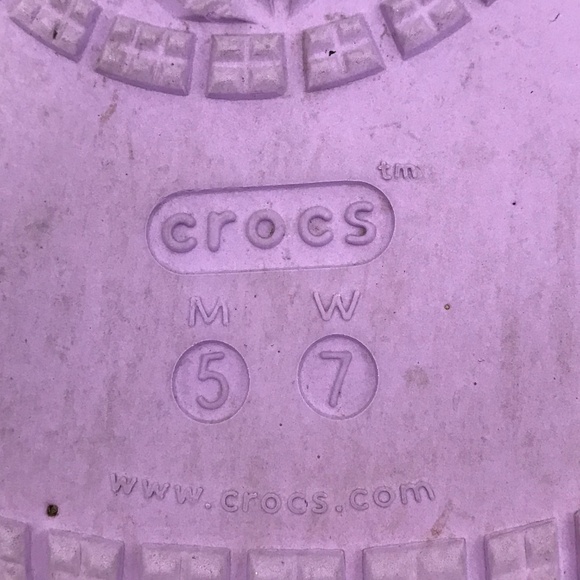 CROCS Flip Flop Sandals Classic ll Lilac Purple Thong Sandals Women’s Size 7 - Picture 13 of 14